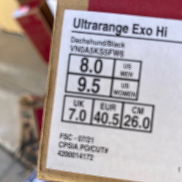 Vans Ultrarange Hi Di MTE Dachshund/Black WMNS - Picture 14 of 16